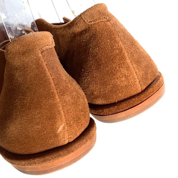 Anthropologie Jeffrey Campbell Tarryton-2 slip on Oxford brown shoes, Size 7M - Picture 6 of 9